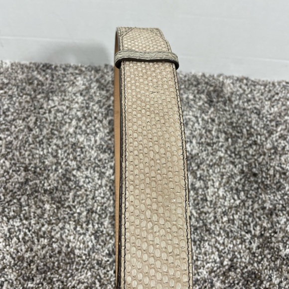 Authentic BURBERRY exotic skin leather belt size 32/80 main image 12